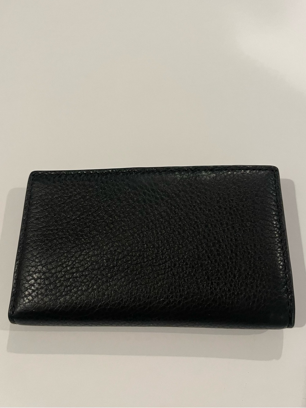 Kate Spade New York Black Pebbled Leather Bifold Zip Wallet Gold Hardware - Picture 3 of 4